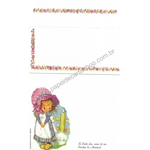 Conjunto de Papel de Carta Adolescente 429 Cromocart Argentina