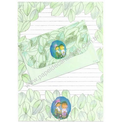 Conjunto de Papel de Carta Importado CVD Japão