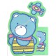 Ano 1984. Conjunto de Papel de Carta Antigo Cheery Chums Plane Sanrio