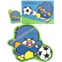 Ano 1986. Conjunto Papel de Carta Tuxedosam Footbal Vintage Sanrio