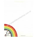 Papel de Carta Antigo Snoopy Arco-Iris Hallmark Crown