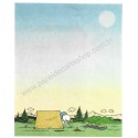 Papel de Carta Antigo Snoopy Acampamento Hallmark Crown