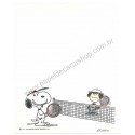 Papel de Carta Antigo Snoopy Tênis Hallmark Crown