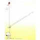 Papel de Carta Antigo Snoopy Pipa Hallmark Crown