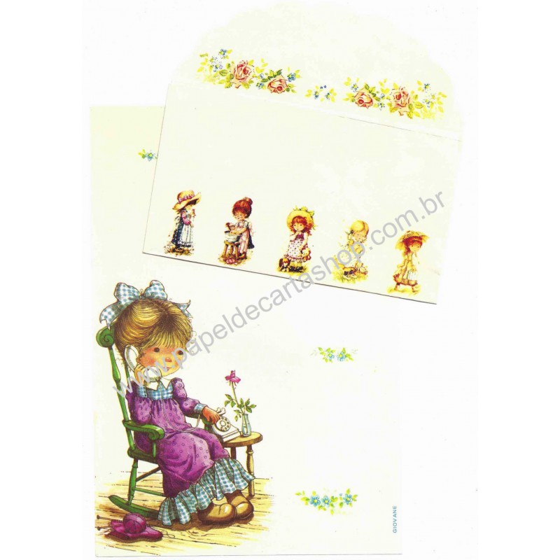 Conjunto de Papel de Carta Giovane 05 Argentina