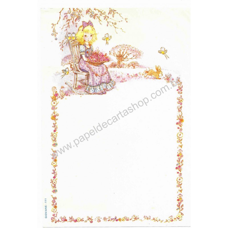 Conjunto de Papel de Carta Giovane 13 Argentina