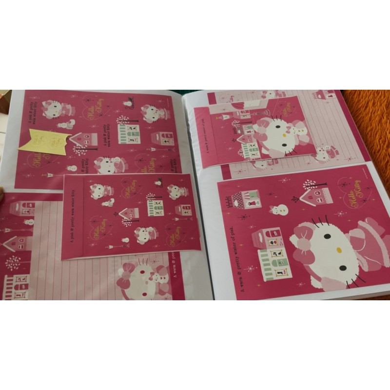 Pasta & Coleção de Papéis de Carta Hello Kitty Sanrio