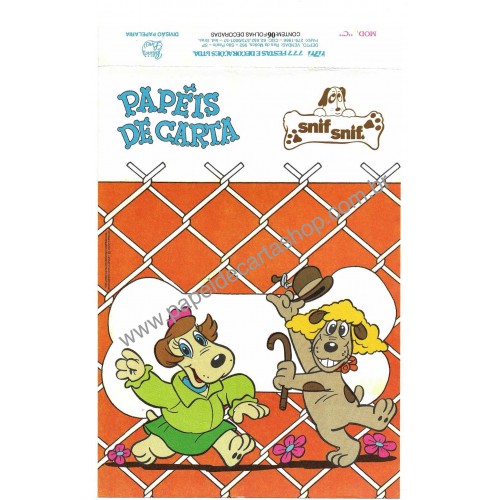 Capinha e Papel de Carta Coleção Palacio's Line SNIF-SNIF C