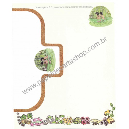 Conjunto de Papel de Carta Coleção Jaci e Poti 03