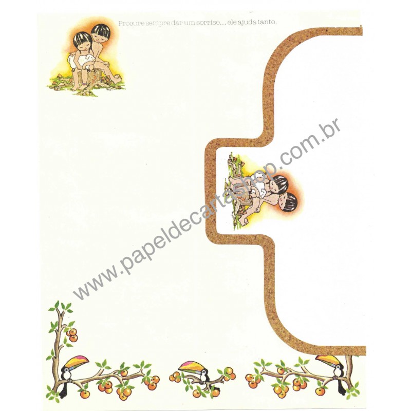 Conjunto de Papel de Carta Coleção Jaci e Poti 04