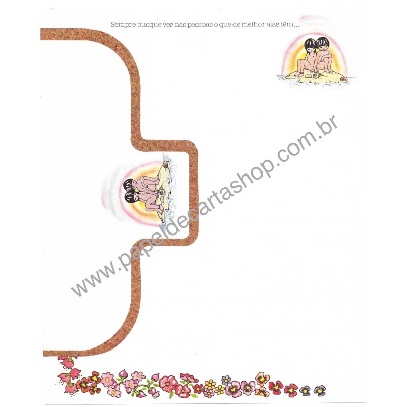 Conjunto de Papel de Carta Coleção Jaci e Poti 05