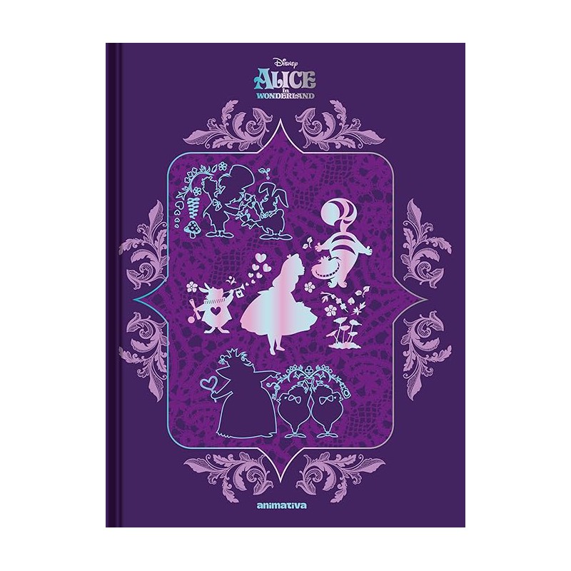 Caderno Colegial Disney Alice Animativa
