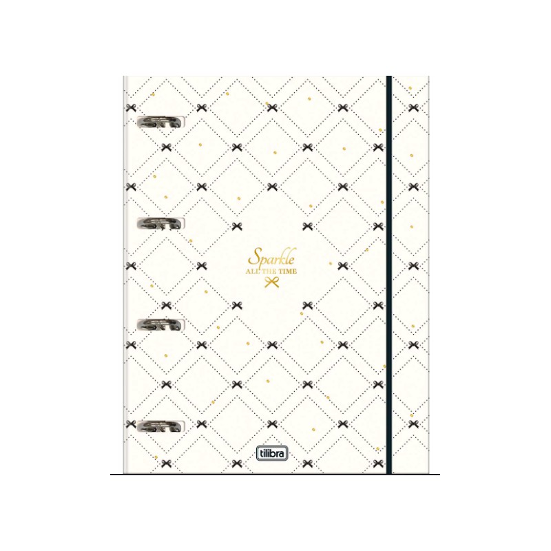 Caderno Argolado Cartonado Universitário Sparkle Tilibra