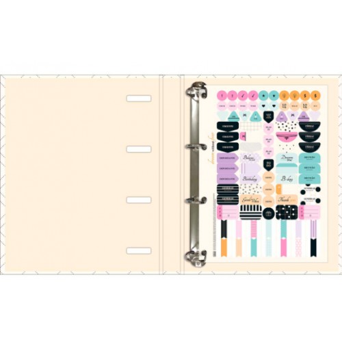 Caderno Argolado Cartonado Universitário Sparkle Tilibra