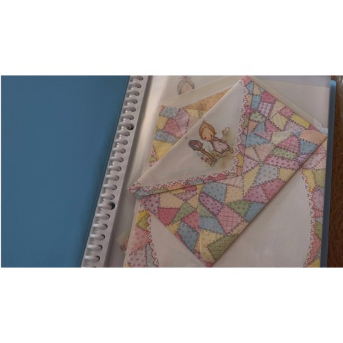 Coleção de Papéis de Carta Betsey Clark Antigos Originais Hallmark