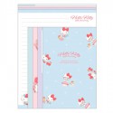 Ano 2024. Kit 4 Conjuntos de Papel de Carta Hello Kitty 50th Anniversary Sanrio