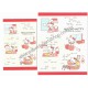 Ano 2024. Conjunto de Papel de Carta Hello Kitty Kawaii Life