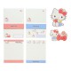 Ano 2024. Kit 2 Conjuntos de Papel de Carta Hello Kitty Sanrio