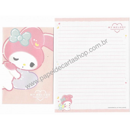 Ano 2024. Kit 4 Conjuntos de Papel de Carta Sanrio Characters