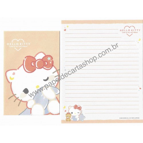 Ano 2024. Kit 4 Conjuntos de Papel de Carta Sanrio Characters