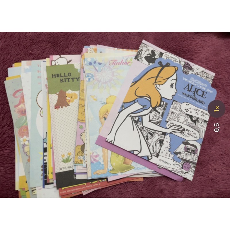 1a Coleção 75 Mini Notas Importadas Originais