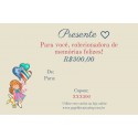300. Vale Presente Papel de Carta Shop
