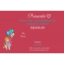 500. Vale Presente Papel de Carta Shop