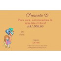 1000. Vale Presente Papel de Carta Shop