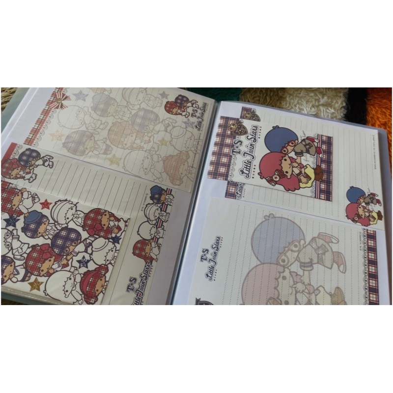 Coleção de Papéis de Carta Little Twin Stars & My Melody Sanrio