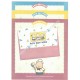 Ano 1984. Conjunto de Papel de Carta BOO GEY WOO Fresh Menu Sanrio
