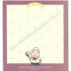 Ano 1984. Conjunto de Papel de Carta BOO GEY WOO Fresh Menu Sanrio