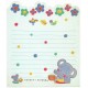Ano 1991. Conjunto de Papéis de Carta Cheery Chums Trio Vintage Sanrio