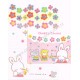 Ano 1991. Conjunto de Papéis de Carta Cheery Chums Trio Vintage Sanrio