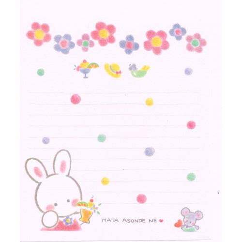 Ano 1991. Conjunto de Papéis de Carta Cheery Chums Trio Vintage Sanrio