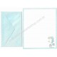 Conjunto de Papel de Carta Antigo Importado Blue Bird Roller Hallmark
