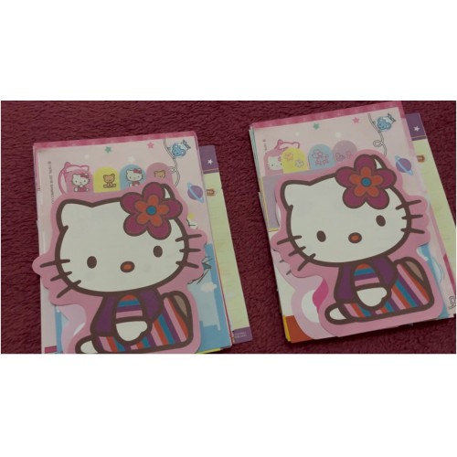 Coleção 80 Notas Hello Kitty Originais Sanrio