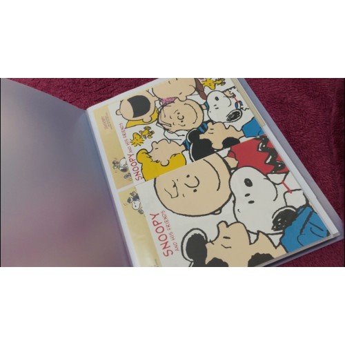 Pasta & Coleção de Papéis de Carta SNOOPY Originais