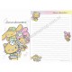 Ano 2026. Kit 4 Conjuntos de Papel de Carta Sanrio Characters T2