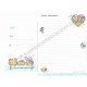 Ano 2026. Kit 4 Conjuntos de Papel de Carta Sanrio Characters T2