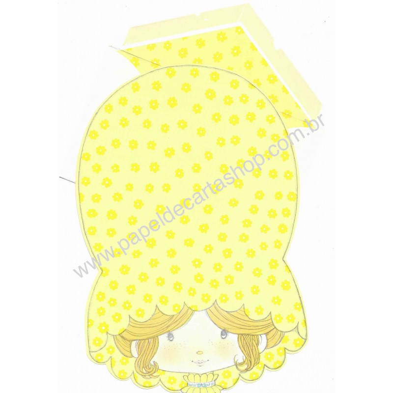 Conjunto de Papel de Carta Antigo Importado Charmers Betsey Bonnet CAM