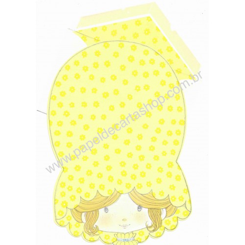 Conjunto de Papel de Carta Antigo Importado Charmers Betsey Bonnet CAM