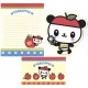 Ano 2006. Conjunto de Papel de Carta Pandapple Sanrio