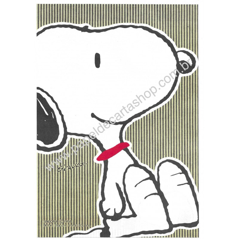 Conjunto de Papel de Carta Snoopy & Friends CVM Vintage Hallmark