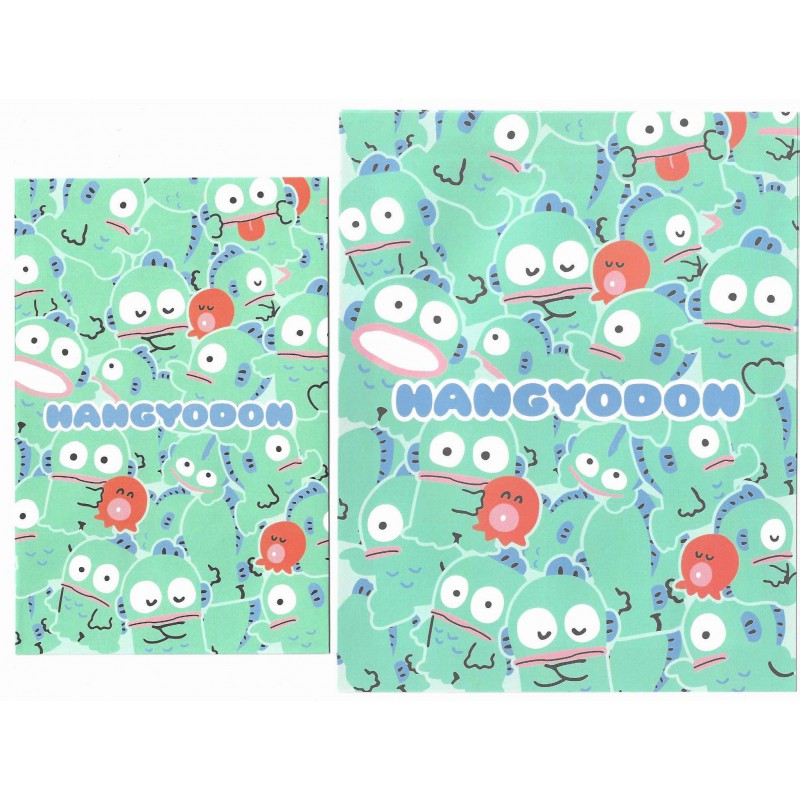 Ano 2021. Conjunto de Papel de Carta Hangyodon Sanrio