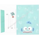Ano 2022. Conjunto de Papel de Carta Hangyodon Window Sanrio