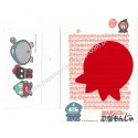 Ano 1986. Conjunto de Papel de Carta Hangyodon Sanrio