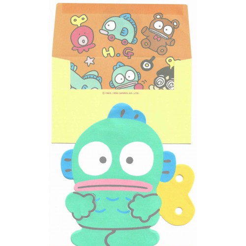 Ano 1994. Conjunto de Papel de Carta Hangyodon DC Sanrio