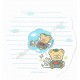 Ano 1993. Conjunto de Papel de Carta Vintage Pokopon’s Diary Sanrio