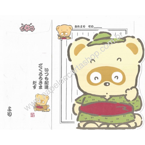 Ano 1986. Conjunto de Papel de Carta Pokopon’s Diary Sanrio