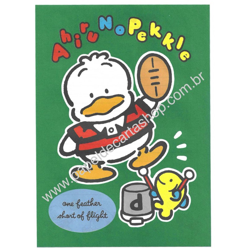 Ano 1990. Conjunto de Papel de Carta Pekkle VD Vintage Sanrio